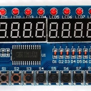 Tm1638 8 Digit 7 Segment Display With Led’s And Switches