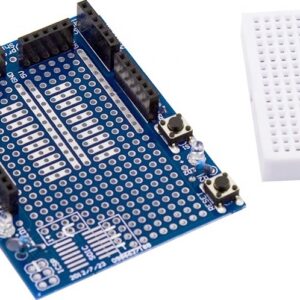 Prototype Shield with Mini Breadboard compatible with Arduino UNO