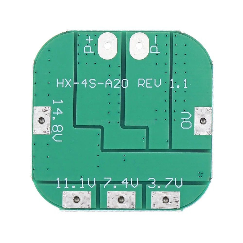 09b4f8bddbbf31bd78e245df845ede46.jpg 4S 20A 14.8V Cell 18650 Li-ion Lithium Battery Balanced Charging BMS PCB Board with Protection - Image 4