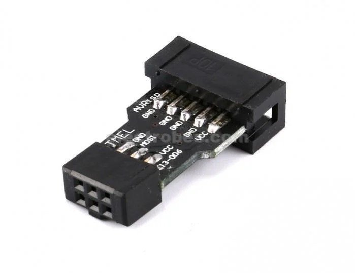 10-Pin-to-6-Pin-Adapter-Board-AVRISP3.jpg AVR ISP 10P to ICSP 6P Converter