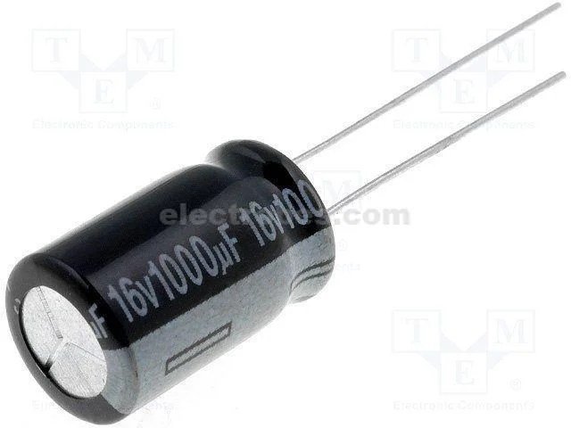 1000.jpg 1000uf 16V Electrolytic Capacitor