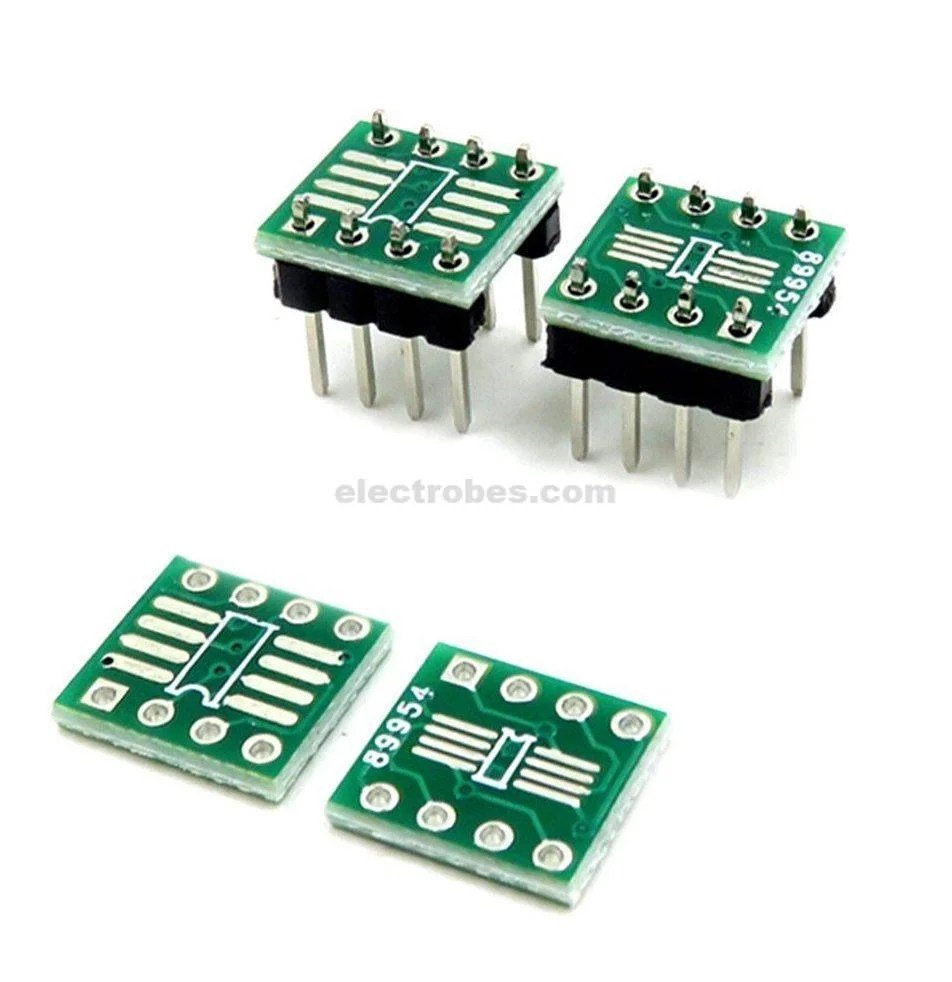 10pcs-Double-Sides-Electronic-Circuit-TSSOP8-font-b-SSOP8-b-font-SOP8-SMD-To-DIP8-font.jpg SOP8 SSOP8 TSSOP8 SMD To DIP8 Adapter - Image 2