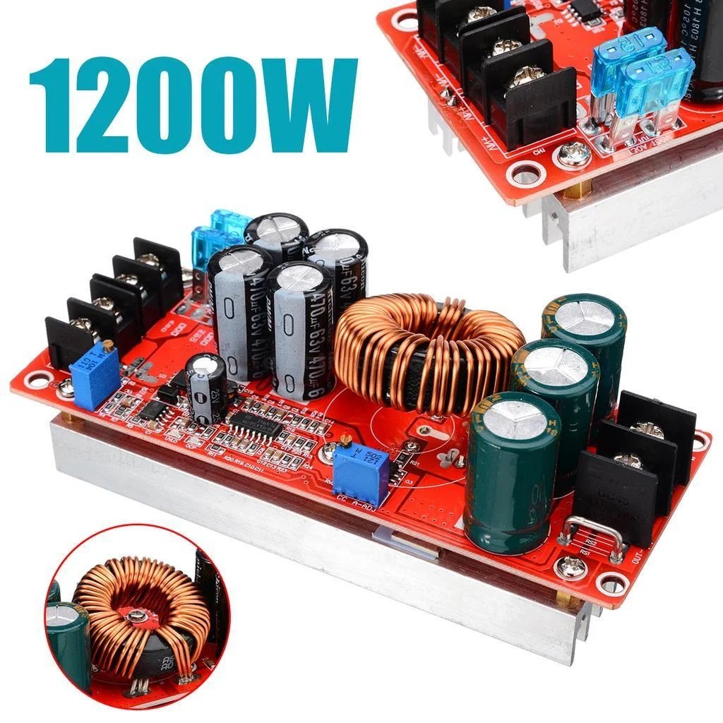 1200W-DC-DC-step-up-boost-converter-module-at-best-price-in-pakistan.jpeg 1200W 20A DC Converter Boost Step-up Power Supply Module in 8-60V Out 12-83V with Heat Sink 12V to 24V 48V