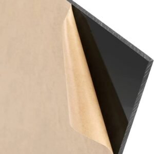 12×12 inch Acrylic Sheet Cast Plexiglass Plastic Sheet – Black