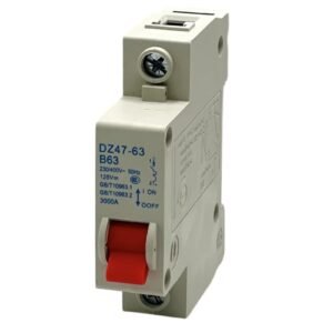 MCB 63A 125V DC DIN Rail Circuit Breaker Safety Switch for E-bike