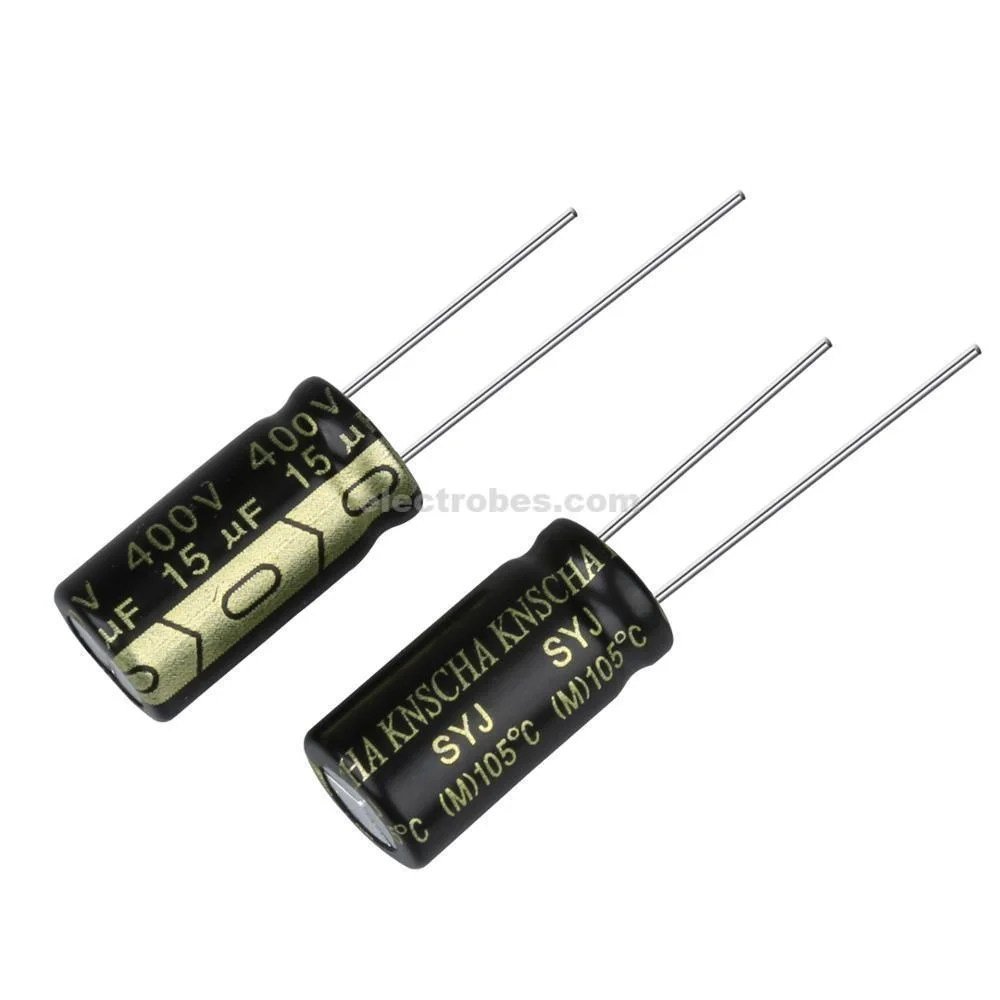 15uf.jpg 15uF 400V Electrolytic Capacitor