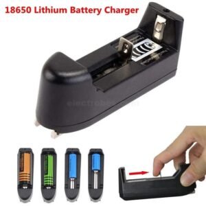 Universal Single Slot Li-ion Battery Charger for 18650 Cells 3.7v Rechargeable Lithium Ion Batteries