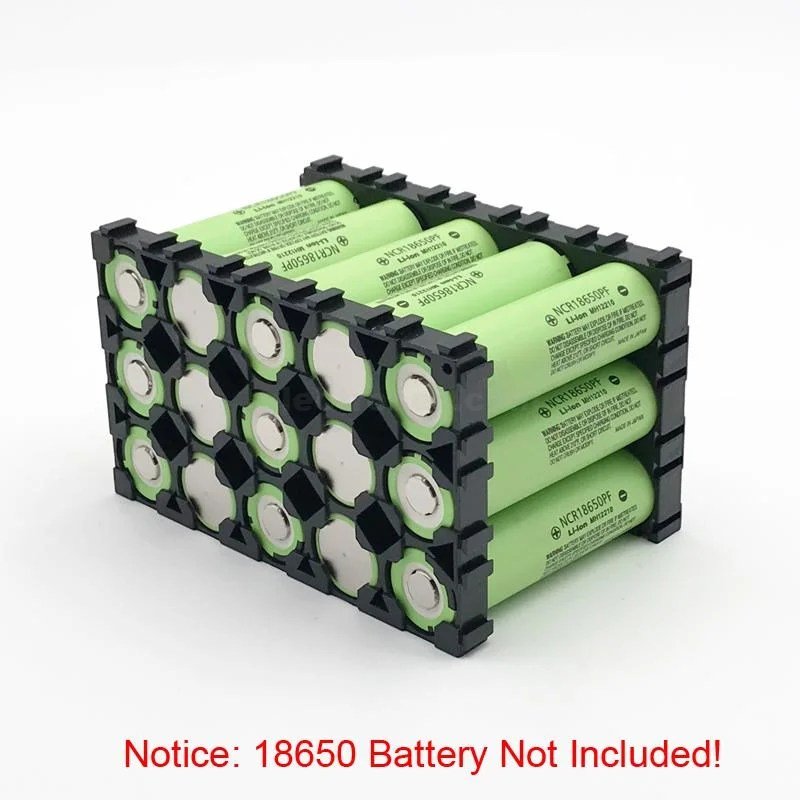 18650-battery-holder-Cylindrical-battery-bracket-18650-li-ion-cell-holder-3x5-holder-18650-batteries-fixture.jpg 3.7V 3×5 (15) 18650 Battery Holder Plastic Bracket Mount - Image 5