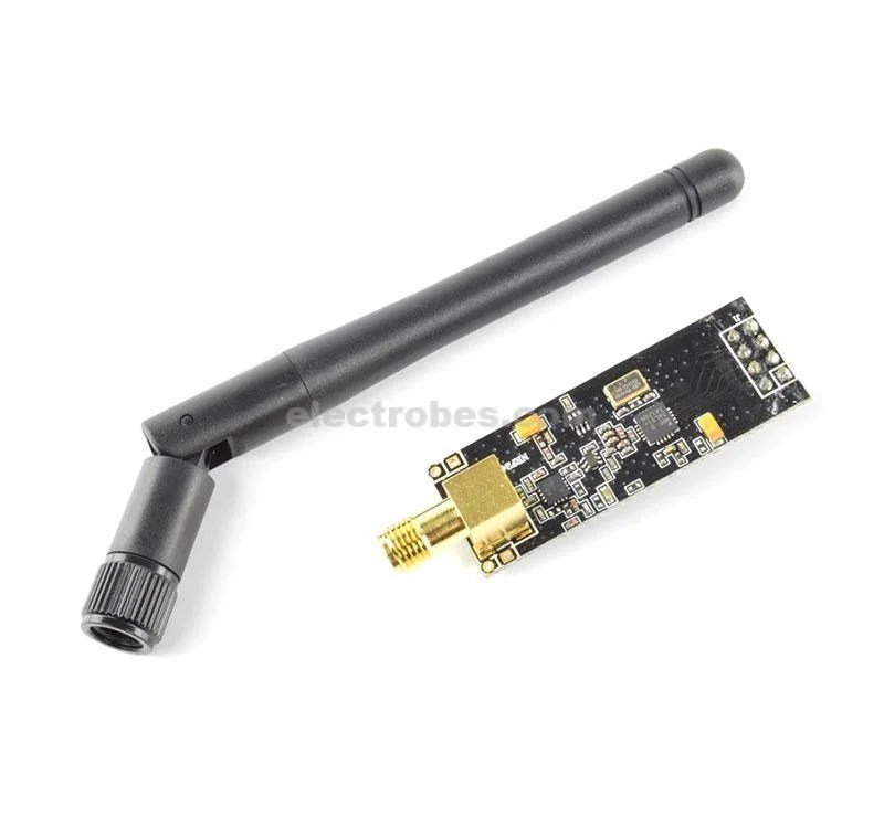 2.4GHZ-NRF24L01-Module-with-PA-LNA-SMA-Antenna-1KM.jpg 2.4GHz NRF24L01+PA+LNA Wireless RF Module