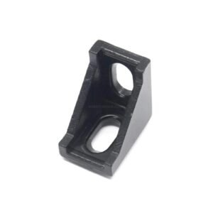2020 Aluminum Corner for Extrusion Rod – Black