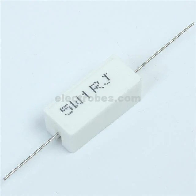 20PCS-Cement-Resistor-5W-1R-1-ohm-5-Cement-Resistance.jpg_640x640.jpg 5W 1R 1 Ohm 5% Wirewound Sandblock Ceramic Cement Resistor