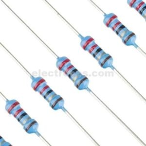 22 Ohm Axial 1/4W Resistor