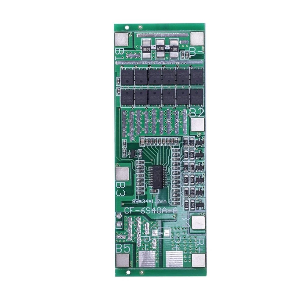 24V-6S-40A-18650-Li-Ion-Lithium-Battery-Poretect-Board-Solar-Lighting-BMS-PCB-with-Balance-charging-board-in-pakistan.jpg 24V 6S 40A 18650 Li-Ion Lithium Battery Protection Board Solar Lighting BMS PCB with Balance Charging for E-bike Scooter