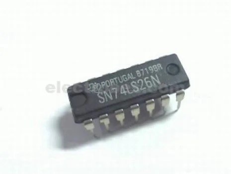 26a.jpg 74LS26 Quad 2-Input Buffer NAND High Voltage Gate IC