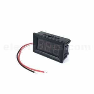 0-100V DC Panel Mount Digital Voltmeter 4.5V-35V DC Input – 2 Wire