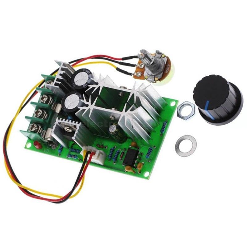 2b839a467edc2e0bec8d5e12ffd0b3c3.jpg PWM DC Motor Speed Controller Switch DC 20A Current Voltage Regulator 10-60V PWM High Power Drive Module 60A 12V 24V 36V 48V - Image 2