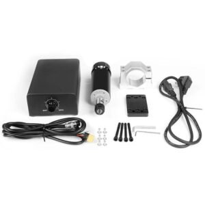 Twotrees 500W CNC Spindle Motor Kit Cooled Spindle+Clamps+Power Supply Speed Governor+ER11 Chuck Collet