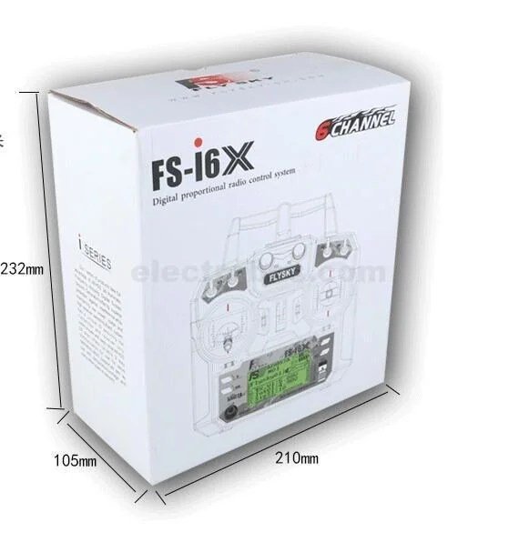 341692491-1.jpg Flysky FS-i6X 10CH Transmitter 2.4GHz AFHDS 2A RC Transmitter With FS-iA10B i-Bus Receiver - Image 3