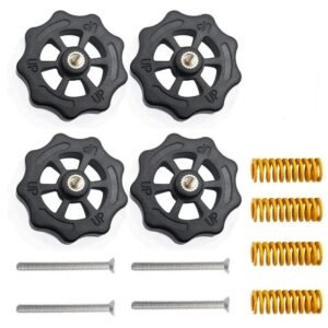 M4 Hot Bed Leveling Nut Thumb Screw Spring Leveling Kit for 3D Printer