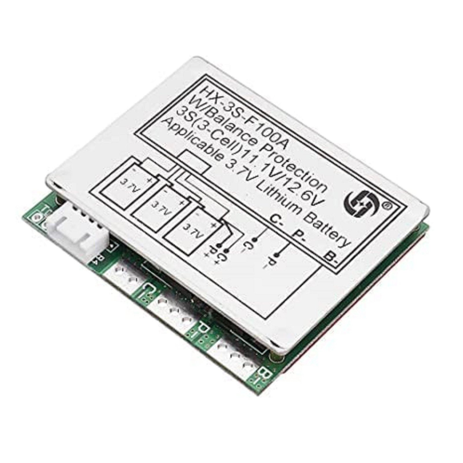 3s-100a-bms-pcb-11-1v-12-6v-li-ion-lithium-ion-3-cell-18650-battery-protection-board-in-Pakistan.jpg 3S 100A 12.6V Cell 18650 Li-ion Lithium Battery Charging BMS PCB Board with Protection Charger Module - Image 2