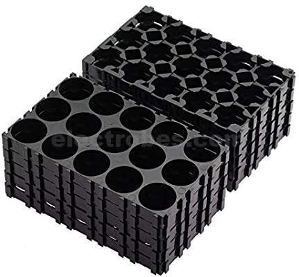 41iqSxQ3MfL._AC_SY400_.jpg 3.7V 3×5 (15) 18650 Battery Holder Plastic Bracket Mount - Image 2