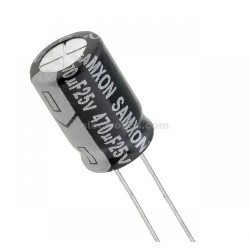 470.jpg 470uf 25V Electrolytic Capacitor