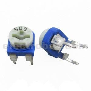 503-1-300x300-1.jpg 50K Ohm 503 Horizontal Type Trimpot Potentiometer / Variable Resistor