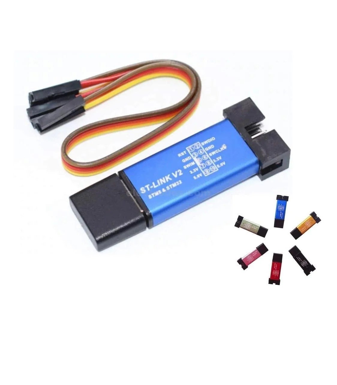 51BDYSKfOL._AC_SL1046_-1.jpg ST Link V2 Programmer For STM8 & STM32 Microcontroller