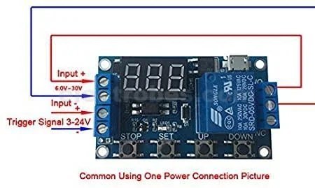 51wDr6ODWEL._AC_SX450_.jpg Timer Relay 6 To 30V Adjustable Delay Timer - Image 2