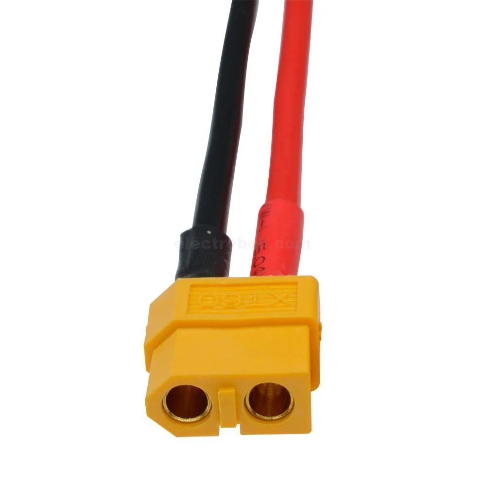 56a1f67a5c6945f82c285c74361128be7c5cf0ab_original.jpeg XT60 Battery Extension Female Cable Adapter 10cm Awg14 Connecting Wire - Image 2