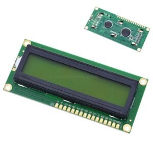 16×2 LCD Display 1602 Character Display – Green