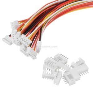 2.54mm 5-Pins Male connector with Female Plugs