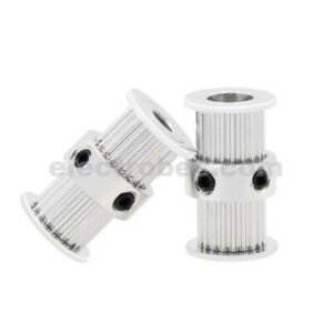 3D Printer GT2 Double Heads Timing Pulley 20 Teeth Belt CNC