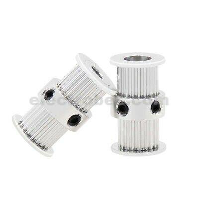 5mm-8mm-Double-Head-Timing-Pulley-20.jpg 3D Printer GT2 Double Heads Timing Pulley 20 Teeth Belt CNC