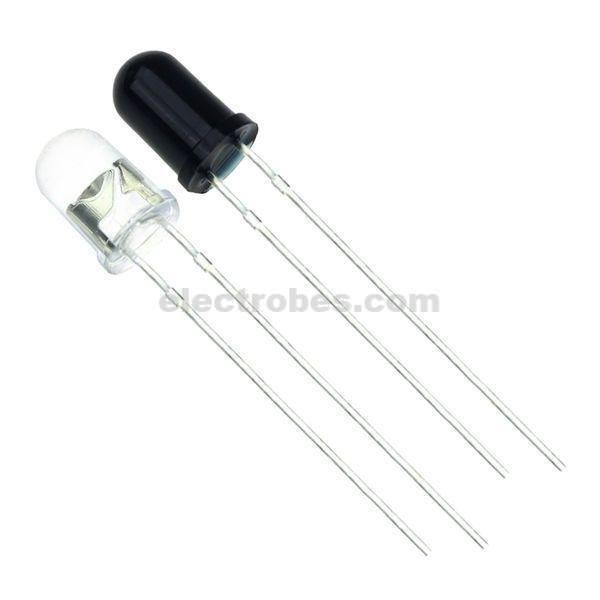 5mmirledtxrx_lrg.jpg 5mm IR Infrared Transmitter and Receiver LED Tx Rx Pair Photodiode