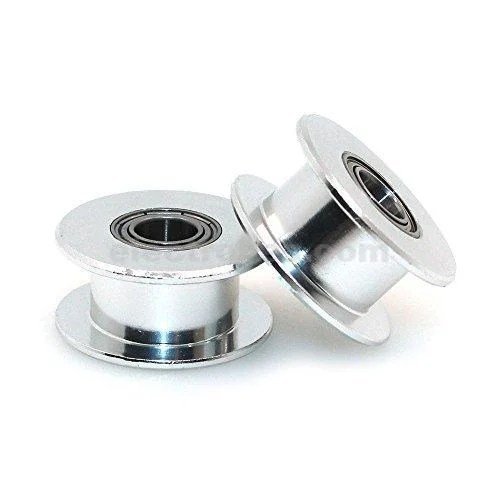 5pcs-lot-3D-printer-accessories-20Teeth-Perlin-Pulley-GT2-without-teeth-5mm-Bore-for-Belt-6mm.jpg Toothless 5mm GT2 Timing Belt Idler Pulley With Bearing For 3D Printer - Image 2