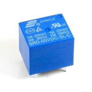 Songle 5VDC 5Pin SPDT Relay for AC/DC Switching