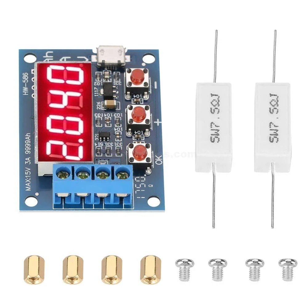 61JaFgKNLKL.jpg HW-586 Battery Capacity Tester Module For 18650 Battery - Image 4