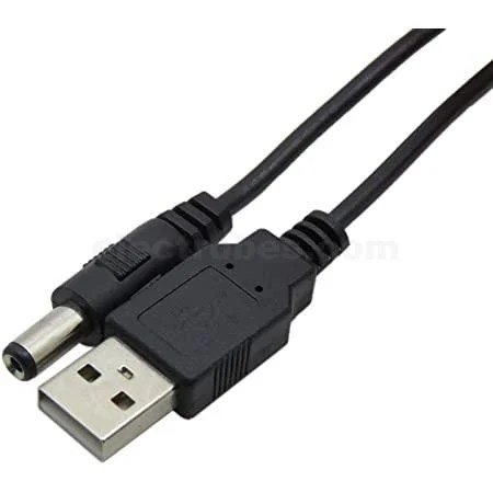 61cIJKq8RIL._AC_SS450_.jpg 5V USB Charger power Cable to DC 5.5 mm plug / jack USB Power Cable - Image 2