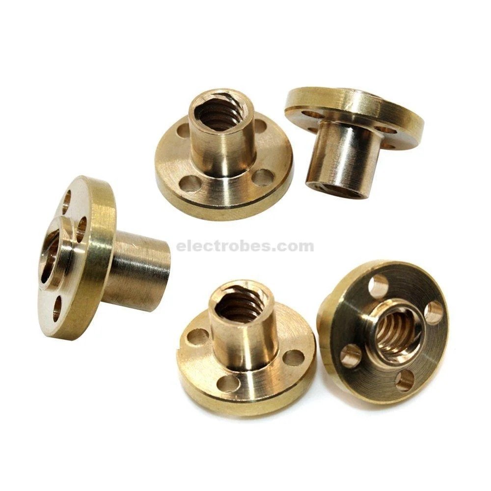61juI6GJ0wL._SL1000_-1.jpg 10mm T10 Lead Screw 2mm Pitch Ball Nut For CNC & 3D Printer - Image 2