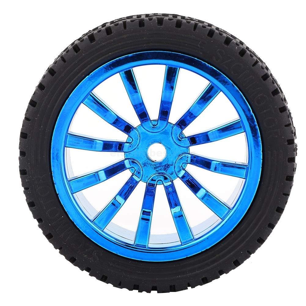 65mm-Wheel-Kit-anti-slip-high-quality-tyre-for-robotic-car-in-pakistan.jpg 65mm Robot Smart Car Rubber Tire Wheel For Arduino Robot Rover - Image 3