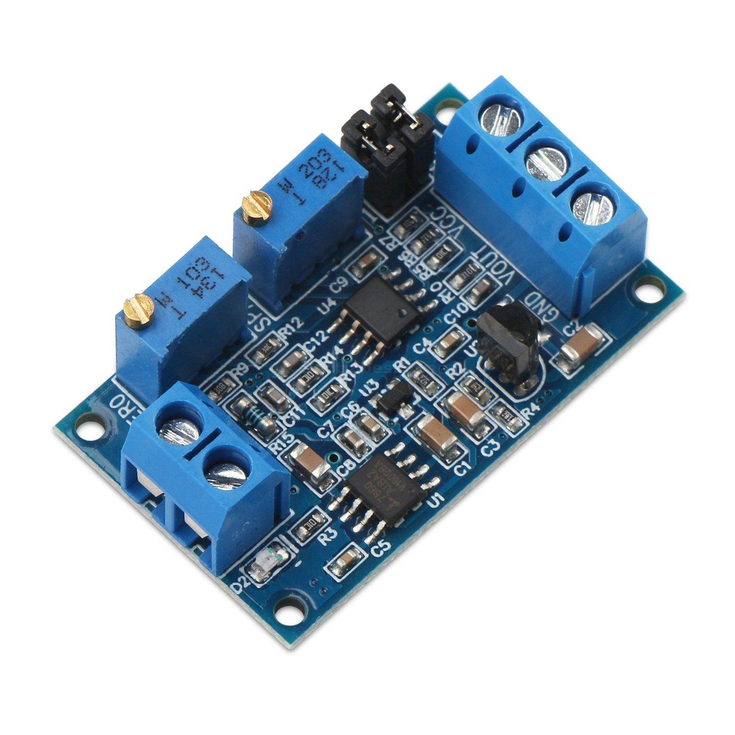 71liluCRK1L.jpg Current To Voltage Converter Module 4-20mA To 0-3.3V 5V 10V