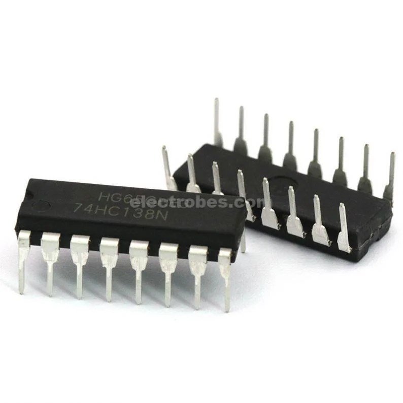 74HC138-DIP-16-SN74HC138N-IC-3-to.jpg 3 to 8 line Decoder / Demultiplexer 74HC138