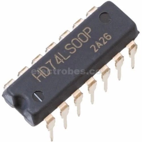 74ls00.jpg 74LS00 Quad 2-input NAND Gate IC