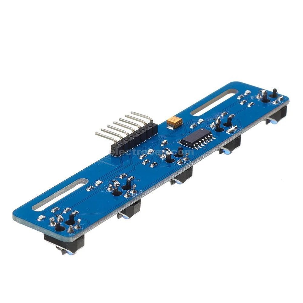 78d209ae-199f-4d0f-9e90-5860a732f931.jpg 5 Way IR Line Tracking / Following TCRT5000 Sensor Module - Image 2