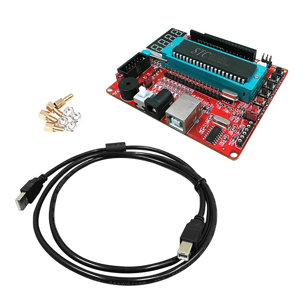 8051-programer-dev-board.jpg Atmel 8051 AT89C51 89C52 89S51 89S52 Microcontroller Development Board - Image 2