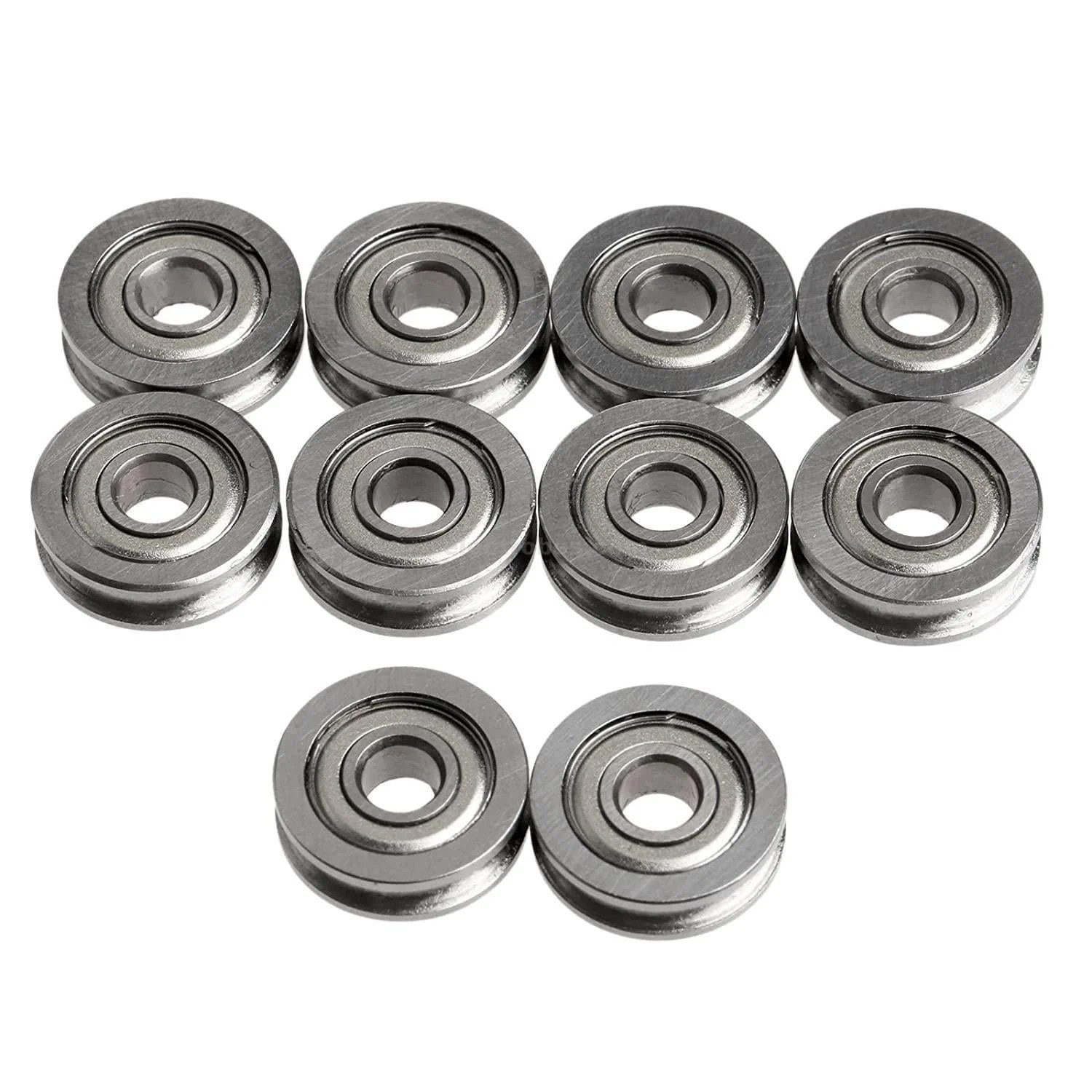 81wxvmppbxL._SL1500_.jpg U604ZZ Toothless Idler Pulley U-Groove Guide Wheel for CNC & 3D Printer - Image 2
