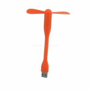 USB Flexible Mini Portable Adjustable Cooling Fan – Orange