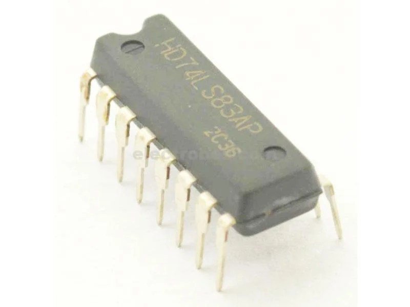 83.jpg 74LS83 FULL ADDER 4-Bit Binary with fast Carry IC