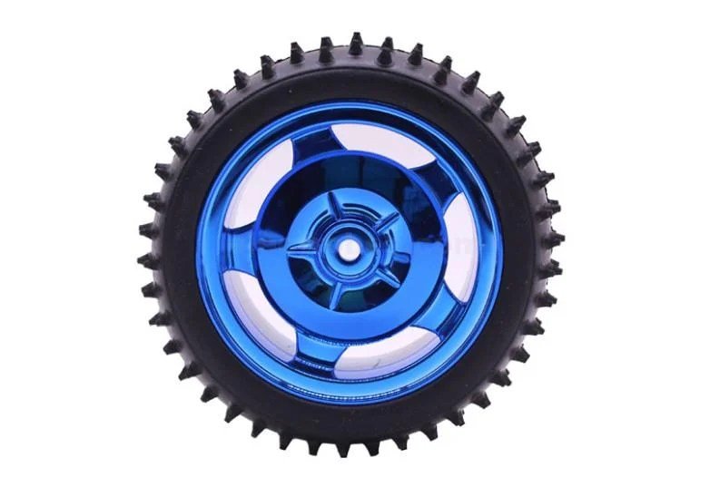85mm-Large-chassis-Robot-Car-Wheel-Tyre-for-Arduino-based-robot-car-chassis-tyre-in-pakistan.jpg 85mm Large Robot Smart Car Wheel For Arduino Robot 38MM Width Surface - Image 2